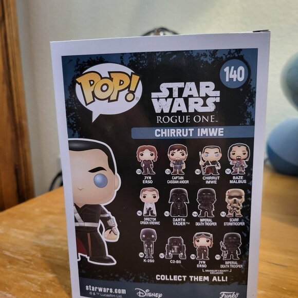 Star Wars Chirrut Imwe Funko Pop - Picture 3 of 9